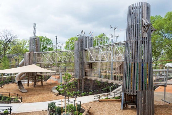 Raleigh's Gipson Play Plaza Set to Open as Southeast's Largest Adventure Playground at Historic Dix Park