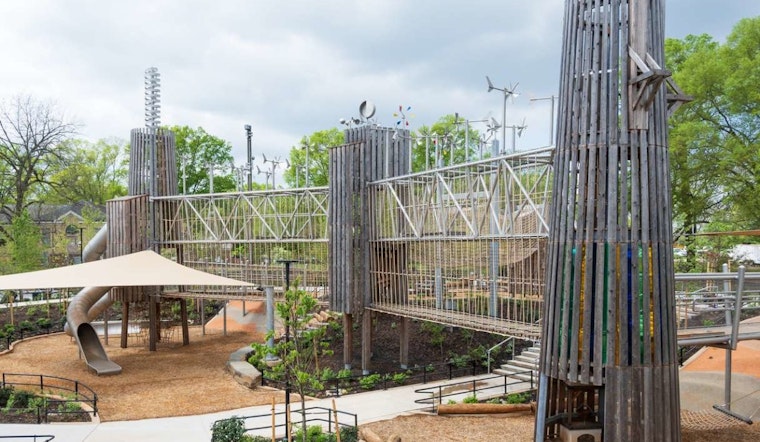 Raleigh's Gipson Play Plaza Set to Open as Southeast's Largest Adventure Playground at Historic Dix Park