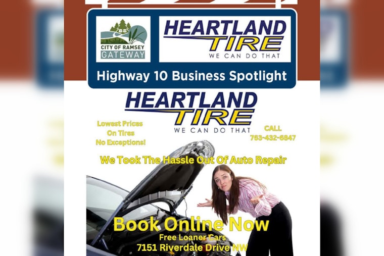 Ramsey's Shop Local Campaign Spotlights Heartland Tire for Big Savings on Auto Services