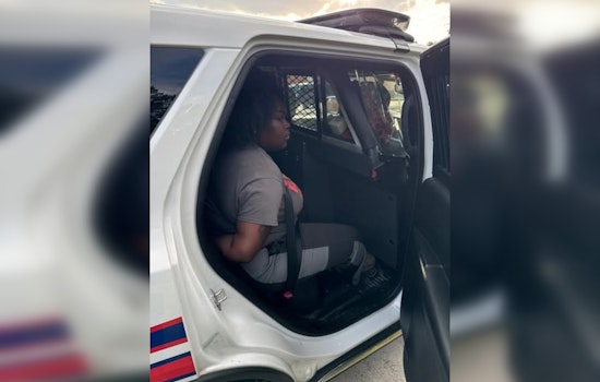 Routine Traffic Stop in Houston's Walter's Road Leads to Arrest of Woman with Theft Warrant