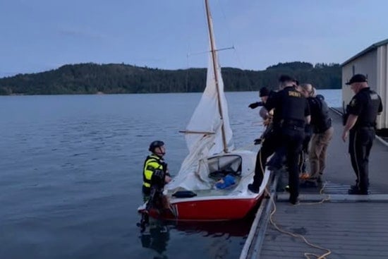 Sailboat Capsizes on Hagg Lake, Occupants and Dog Rescued by Washington County Responders
