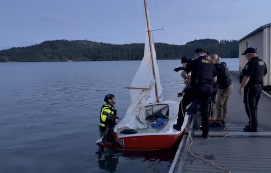 Sailboat Capsizes on Hagg Lake, Occupants and Dog Rescued by Washington County Responders