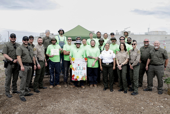 Salt Lake County Sheriff's Office Celebrates 16 Inmates Graduating from Gardening Program