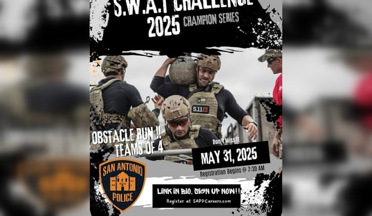 San Antonio Welcomes Locals to Participate in SAPD SWAT Challenge Event May 31