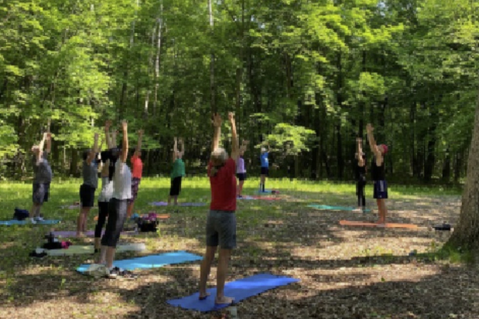 Scott County's "Yoga & Yogurt" Program Unites Seniors for Gentle Exercise and Socializing at Cleary Lake Park