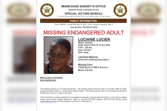 Search Intensifies for Missing 70-Year-Old Woman in Northwest Miami-Dade