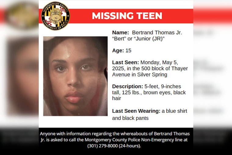 Search Intensifies for Missing Silver Spring Teen, Public Urged to Aid Montgomery County Police
