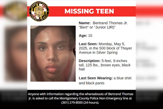 Search Intensifies for Missing Silver Spring Teen, Public Urged to Aid Montgomery County Police