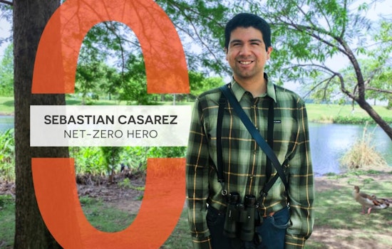 Sebastian Casarez, Austin's "Net-Zero Hero," Empowers Texas Communities with Birding and Plant Education