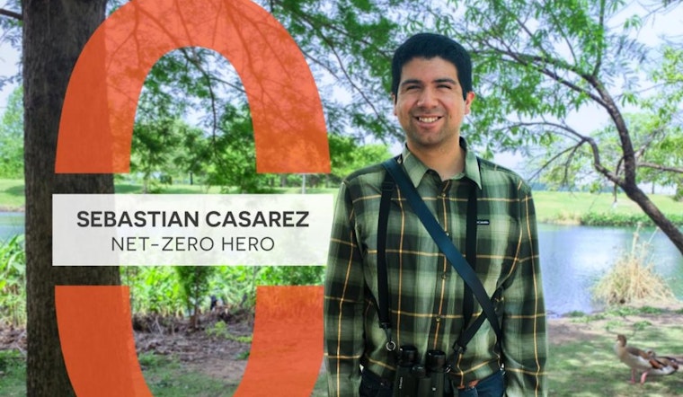 Sebastian Casarez, Austin's "Net-Zero Hero," Empowers Texas Communities with Birding and Plant Education