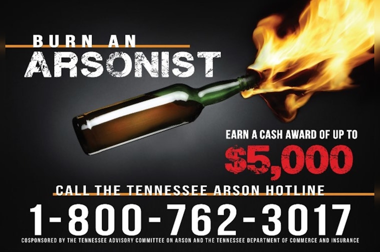 Sevier County and Tennessee Bureau of Investigation Probe Suspicious Fire, Offer $5,000 Reward for Leads