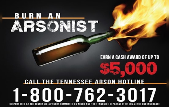Sevier County and Tennessee Bureau of Investigation Probe Suspicious Fire, Offer $5,000 Reward for Leads