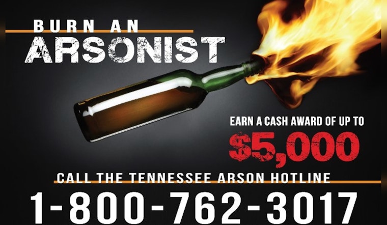 Sevier County and Tennessee Bureau of Investigation Probe Suspicious Fire, Offer $5,000 Reward for Leads
