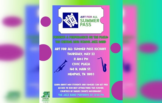 Shelby County Launches Digital "Art For All: Summer Pass" Offering Free Museum Access to Students and Families