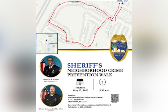 Sheriff T.K. Waters to Engage with Jacksonville Community in 'Sheriff's Walk' Event in Cambridge Estates