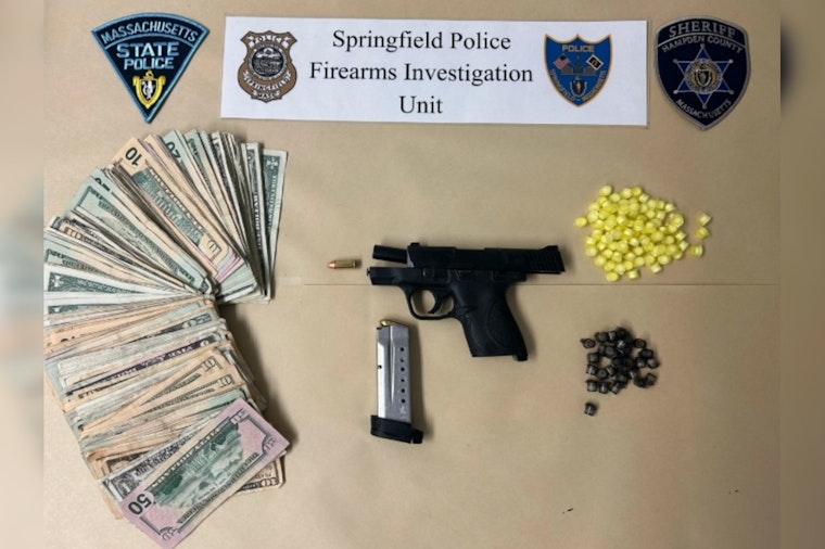Springfield Police Raid Nets Drugs and Illegal Firearm, Northampton Man Charged in Anti-Drug Sweep