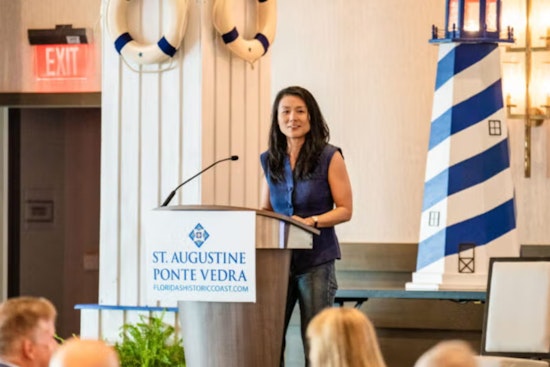 St. Augustine Beach Hosts Vision & Voyage Tourism Industry Event, Honors VCB Chair with 2024 Impact Award