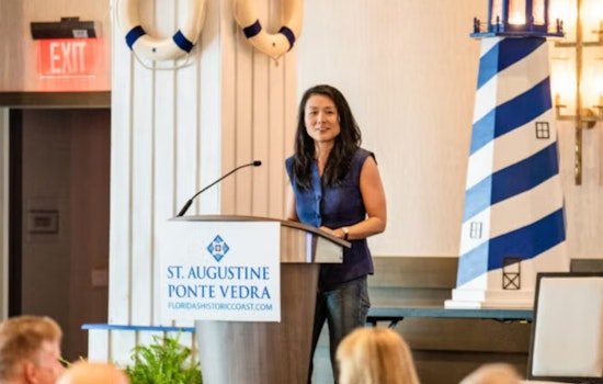 St. Augustine Beach Hosts Vision & Voyage Tourism Industry Event, Honors VCB Chair with 2024 Impact Award