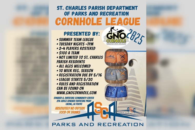 St. Charles Parish Gears Up for Another Summer of Cornhole Camaraderie