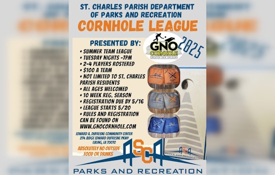 St. Charles Parish Gears Up for Another Summer of Cornhole Camaraderie