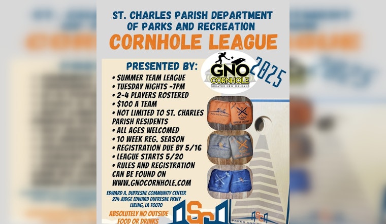St. Charles Parish Gears Up for Another Summer of Cornhole Camaraderie