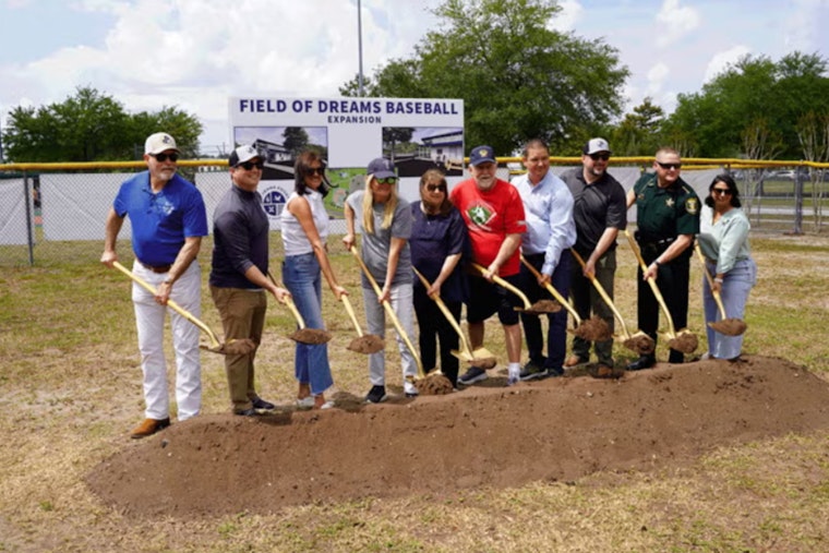 St. Johns County Celebrates Expansion of Accessible Field of Dreams Baseball Facility at Aberdeen Park