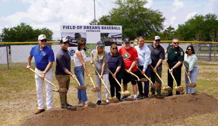 St. Johns County Celebrates Expansion of Accessible Field of Dreams Baseball Facility at Aberdeen Park
