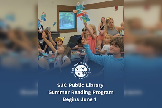 St. Johns County Public Library Unveils "Color Our World" Summer Reading Program with Over 100 Events for All Ages