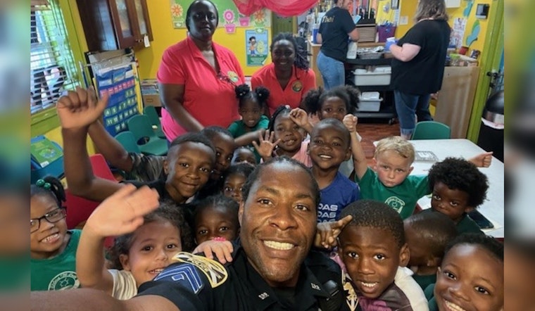 St. Petersburg Officer "Friendly" Brings Joy to Preschool Graduates with Reading Session and Gifts