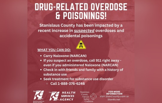 Stanislaus County Authorities Respond to Surge in Drug-Related Emergencies Over Weekend