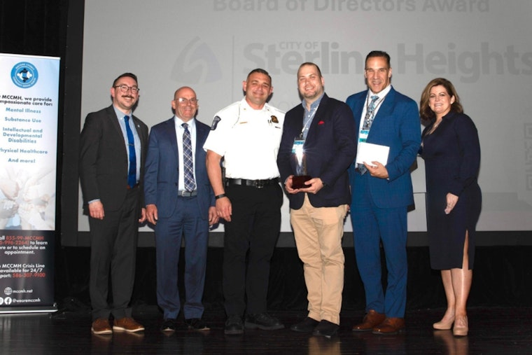 Sterling Heights Honored with Prestigious Mental Health Matters Board of Directors Award at Macomb Community College Event