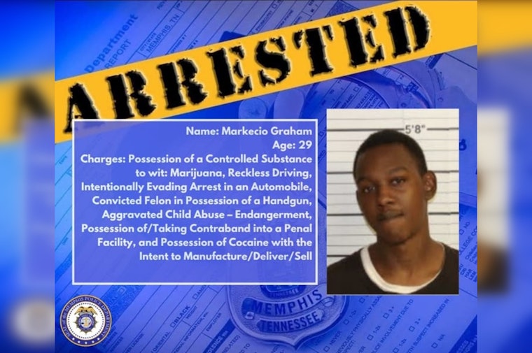 Suspect in East Memphis Homicide Nabbed After Fleeing Cops with Baby in Tow