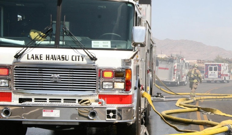 Swift Action by Lake Havasu City Firefighters Thwarts Garage Blaze on Tanqueray Drive