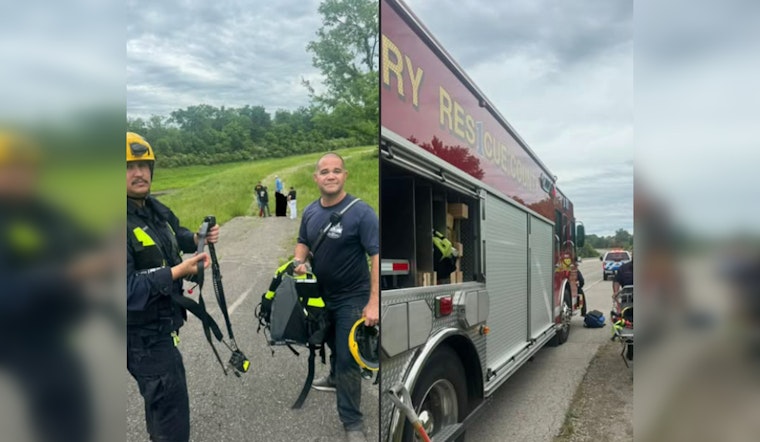 Swift Action by Maury County Rescue Teams Saves Stranded Kayaker on Duck River Near Highway 7 Bridge