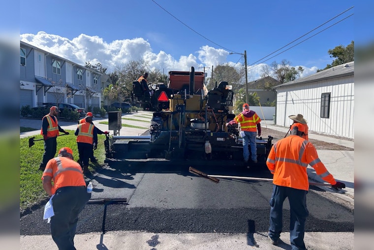 Tampa Accelerates Paving Projects as Over 26 Lane Miles Are Resurfaced and Infrastructure Improvements Continue