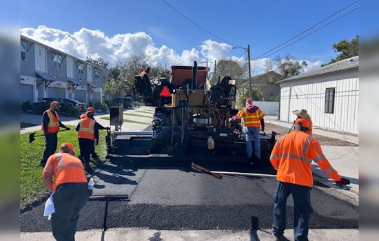 Tampa Accelerates Paving Projects as Over 26 Lane Miles Are Resurfaced and Infrastructure Improvements Continue