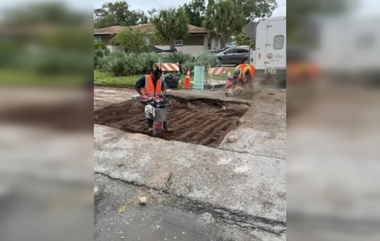 Tampa Nears Completion of Roadway Cave-in Repairs After Hurricane Damage, Bolsters Infrastructure Resilience