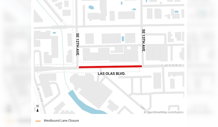 Temporary Road Closure on Las Olas Boulevard for Film Shoot May Impact Fort Lauderdale Commute on May 7