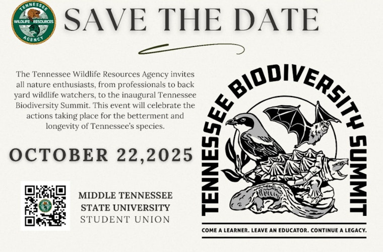 Tennessee Wildlife Resources Agency to Host Inaugural Biodiversity Summit at Middle Tennessee State University