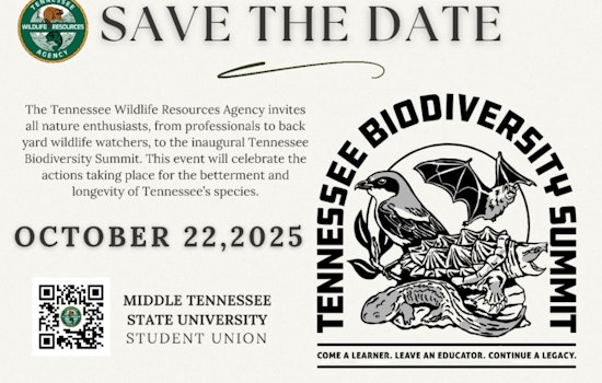 Tennessee Wildlife Resources Agency to Host Inaugural Biodiversity Summit at Middle Tennessee State University