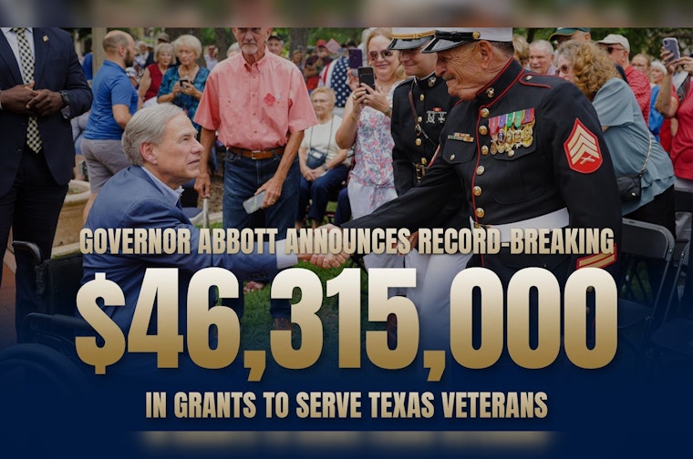 Texas Commits Over $46 Million in Grants to Support Veterans and Their Families