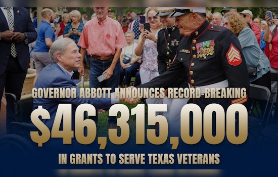 Texas Commits Over $46 Million in Grants to Support Veterans and Their Families