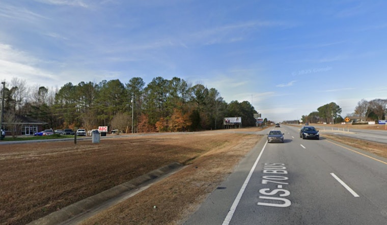 Three Injured, One Critically, in Fiery Collision on U.S. Highway 70 in Clayton