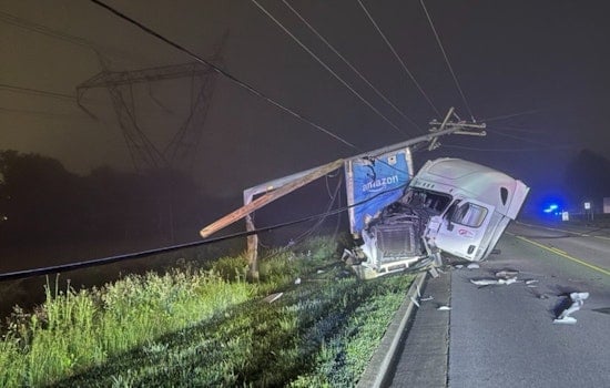 Tractor-Trailer Crash Causes Power Outage, Affects Traffic in Mt. Juliet