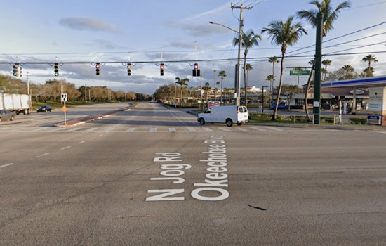 Traffic Delays in West Palm Beach as Single-Vehicle Crash Closes Southbound Lanes on Jog Road