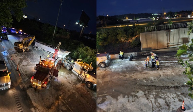 Traffic Flow Restored on I-75 Southbound in Lockland Following Overnight Lane Closures