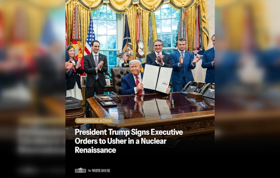 Trump Ignites Atomic Ambition as He Unleashes U.S. Nuclear Renaissance with Sweeping Executive Orders