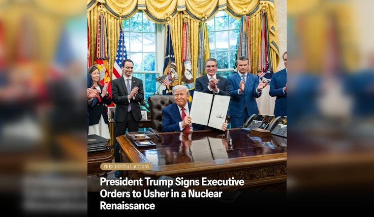 Trump Ignites Atomic Ambition as He Unleashes U.S. Nuclear Renaissance with Sweeping Executive Orders