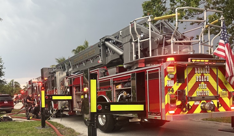 Two Pets Die and Man Injured in Delray Beach House Fire as Victim Is Airlifted to Hospital