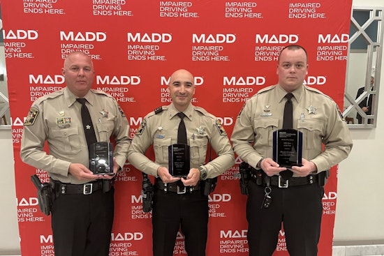 Union County Deputies Honored at MADD Awards for Excellence in Impaired Driving Enforcement